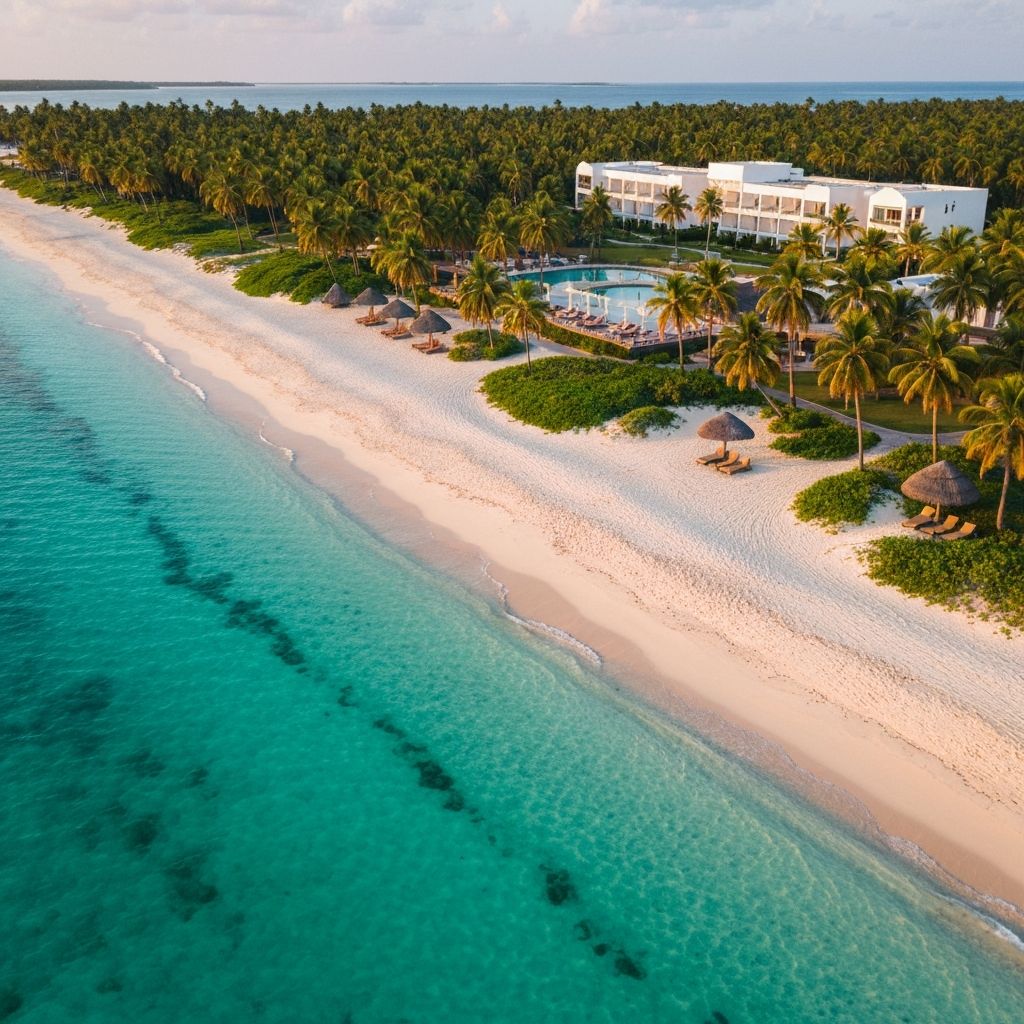 Beautiful tropical beach destination